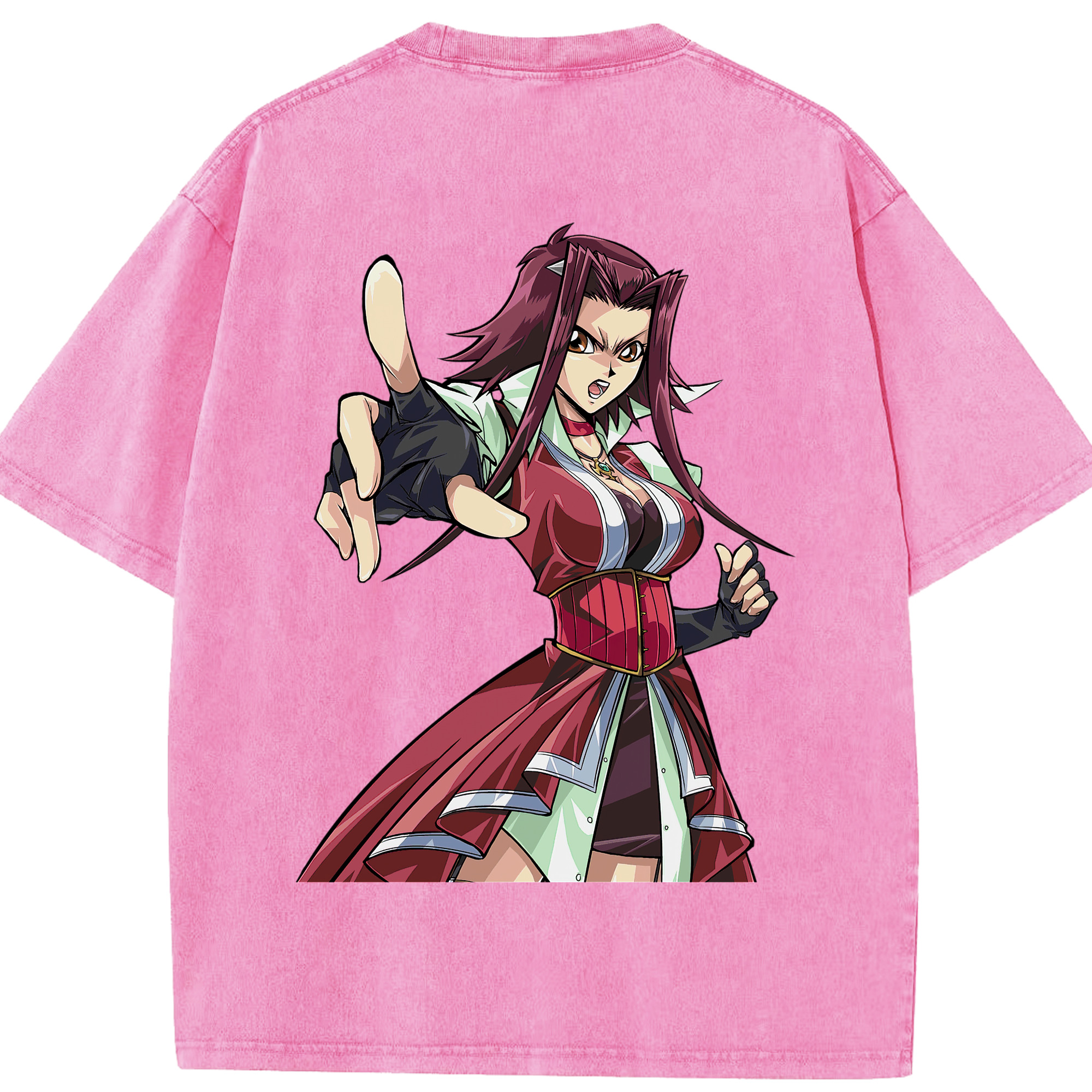 （画像用） 遊☆戯☆王 Yu-Gi-Oh! 綿100% ヴィンテージ風 半袖Tシャツ（背面プリント）